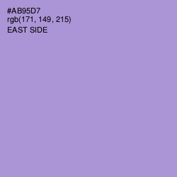 #AB95D7 - East Side Color Image